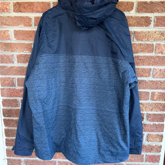 columbia hooded jacket. coat. blue. XL - Picture 7 of 8